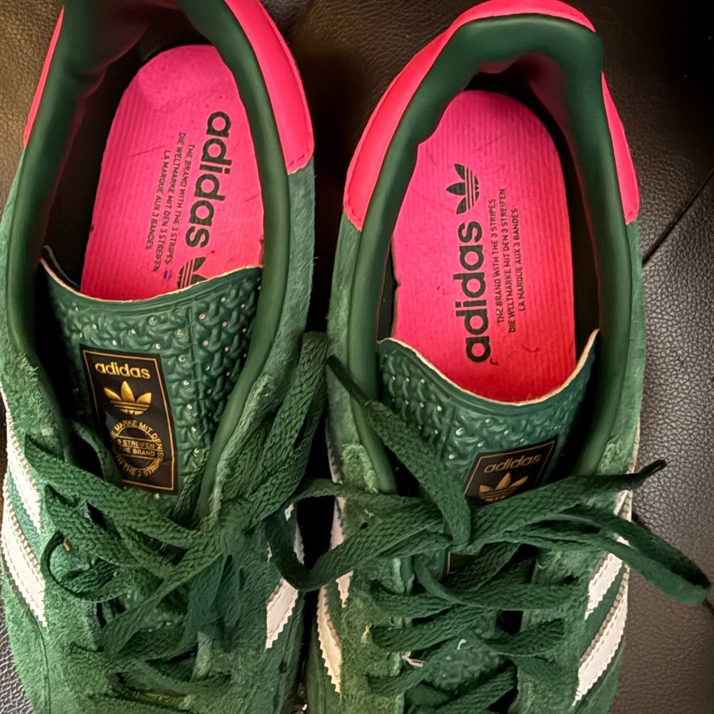 Adidas Green and Pink Interior Shoes - Picture 5 of 5